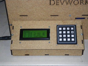 lcd+keypad control panel other controller electronics fushigi laser cutter upgrade part mendel 3d print model - Mito3D