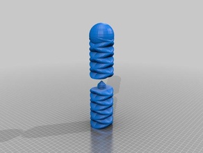 my customized parametric magic wand toys games 3d print model - Mito3D