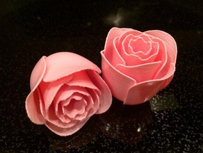 imprimable fleur de la rose sculptures 3d print model - Mito3D