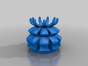loft vase 18 3d print model - Mito3D