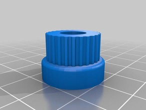 26 dente gt2 pully 3d a impressora partes personalizado 3d print model - Mito3D