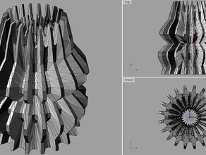sphère harmoniques mutant les mathématiques art générative processingorg 3d print model - Mito3D