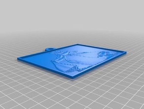 princesa 2 lithophane 2d art personalizado 3d print model - Mito3D