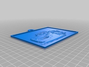 mcqueen lithophane 2d a arte personalizado 3d print model - Mito3D