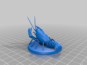 giant crayfish 50mm animals dnd dungeons dragons monster tabletop wargame 3d print model - Mito3D