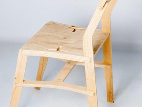 x-sandalye ev 3d print model - Mito3D