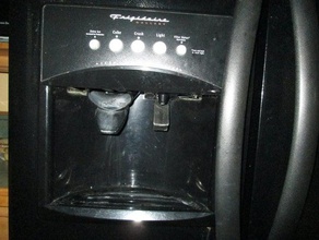 water dispenser lever frigidaire fridge replacement parts repair 3d print model - Mito3D