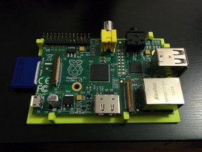 raspberry pi, il monte b&b+ elettronica 3d print model - Mito3D