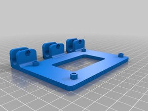 ein Teil Rampen montieren 3d Drucker Teile arduino atmega - Elektronik Halter mendel prusa reprap 3d print model - Mito3D