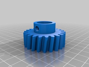 helical gear replacement parts grinder perform 3d print model - Mito3D