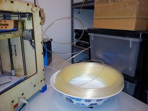 non spindled filament holder 3d printer accessories spool 3d print model - Mito3D