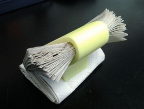 paper towel scraper spongemaker hand tools bench clean cleaner experimental frame holder laboratory medical pathology squeege whiteboard 3d print model - Mito3D