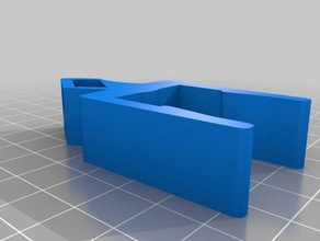 clip holder flexible bed light decor 3d print model - Mito3D