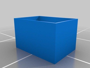 simple open box organization iris mcor 3d print model - Mito3D
