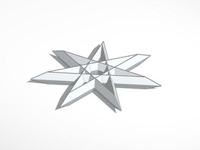 en forme d'étoile de remixage pièces 3d print model - Mito3D