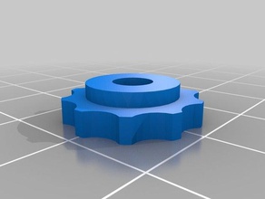m5 8 mm écrou bouton de réglage pièces régleur 3d print model - Mito3D