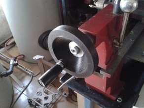 minilathe tailstock crank machine tools 3d print model - Mito3D