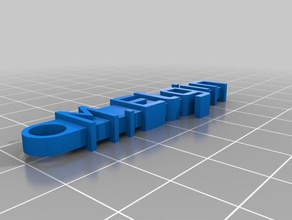 melgin keychain organization customized 3d print model - Mito3D