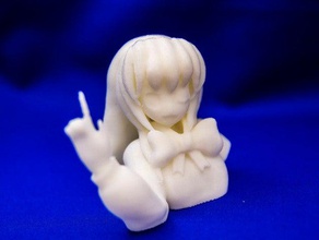 retrato do personagem busto imadesyou-ko modelos 3d print model - Mito3D