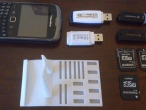 telefono de la tarjeta sd pen drive móvil teléfono 3d print model - Mito3D