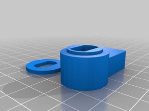 trapdoor catch washer replacement parts loft 3d print model - Mito3D