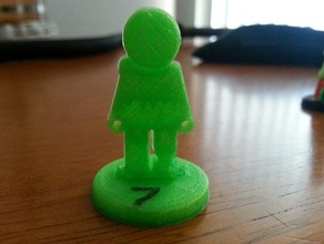 flatminis zombie - Spielzeug Spiele 3d print model - Mito3D