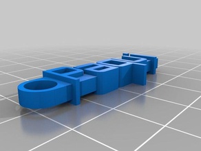 paquis keychain organization customized 3d print model - Mito3D
