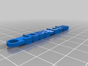 jose Bartolomeo Anahtarlık organizasyon özelleştirilmiş 3d print model - Mito3D