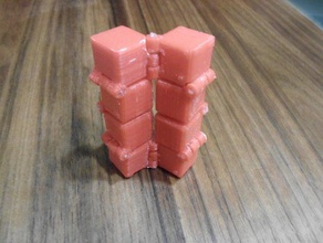 non-printnplace fidget cube mechanical toys 3d print model - Mito3D