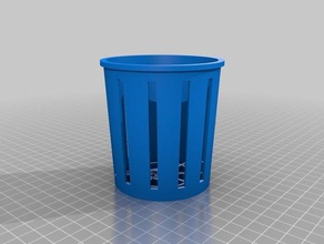 3 inch hydroponic net pot outdoor garden 3d print model - Mito3D