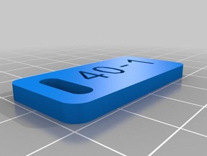 40-1 organização personalizado 3d print model - Mito3D