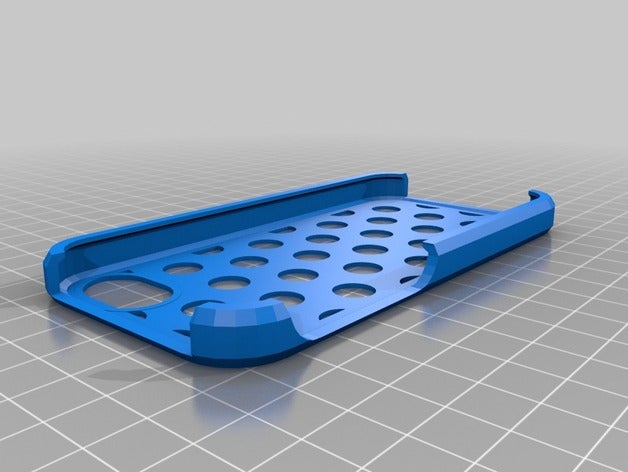 cerchi il caso di iphone 5 mobile personalizzato 3D print model - Mito3D