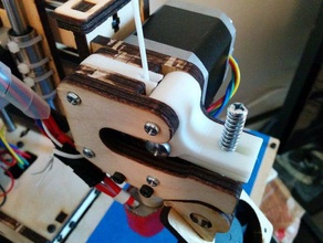 printrbot simple wooden extruder upgrade 3d printer extruders 3d print model - Mito3D