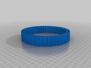 my test bracelet bracelets customized 3d print model - Mito3D