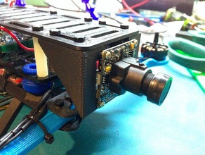 support de caméra pliable micro h-quadricoptère rc véhicules 3d print model - Mito3D