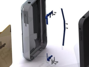 iphone Fall mit Kreditkarte-Halter andere cnc makeentry nützlich 3d print model - Mito3D