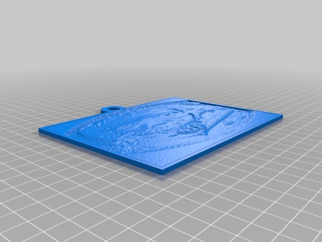 max 2d Kunst angepasst 3D print model - Mito3D