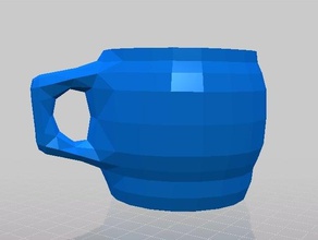 maya teacup 1 kitchen dining 3d print model - Mito3D