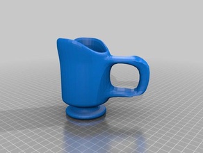 maya teacup 2 kitchen dining 3d print model - Mito3D