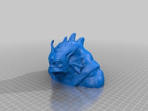 thundercats slithe mutant bust people head 3d print model - Mito3D
