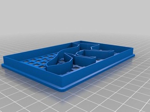paramétrique à l'emporte-pièce cuisine manger openscad 3d print model - Mito3D