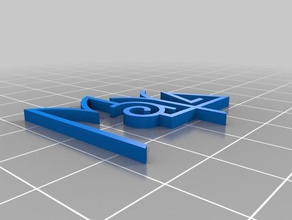 maya logotipo signos logotipos 3d print model - Mito3D