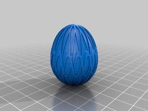 il mio personalizzato di pasqua artistiche uova sculture 3d print model - Mito3D
