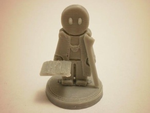 flatminis tome wizard toys games 3d print model - Mito3D