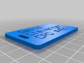 etichetta 3 organizzazione personalizzato 3d print model - Mito3D