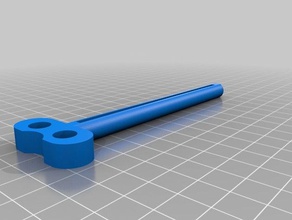 my customized tooth-pastepaint tube key household supplies 3d print model - Mito3D