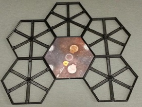 baldosas hexagonales imanes juegos juego de mesa eclipse los colonos catan 3d print model - Mito3D