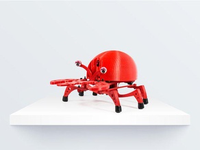 printbot crab robotics arduino bq bqlabs cangrejo hexapod pincers pla witbox 3d print model - Mito3D