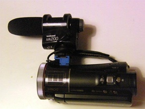 montage-Mikrofon h&aumlhnel mk200-Camcorder von panasonic Kamera utility 3d print model - Mito3D