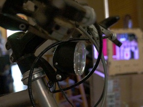 bike light bracket 1-18 inch 20mm headset spacer sport outdoors bicycle dynamo h-diver herrmans led 3d print model - Mito3D